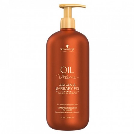 SCHWARZKOPF PROFESSIONAL OIL ULTIME ARGAN and BARBARY FIG OIL-IN-SHAMPOO Шампоан За Коса С Арганово Масло  и кактус 1000ml